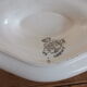 Old sauce boat Longwy Violetta