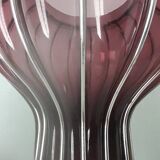 Vase with chrome frame