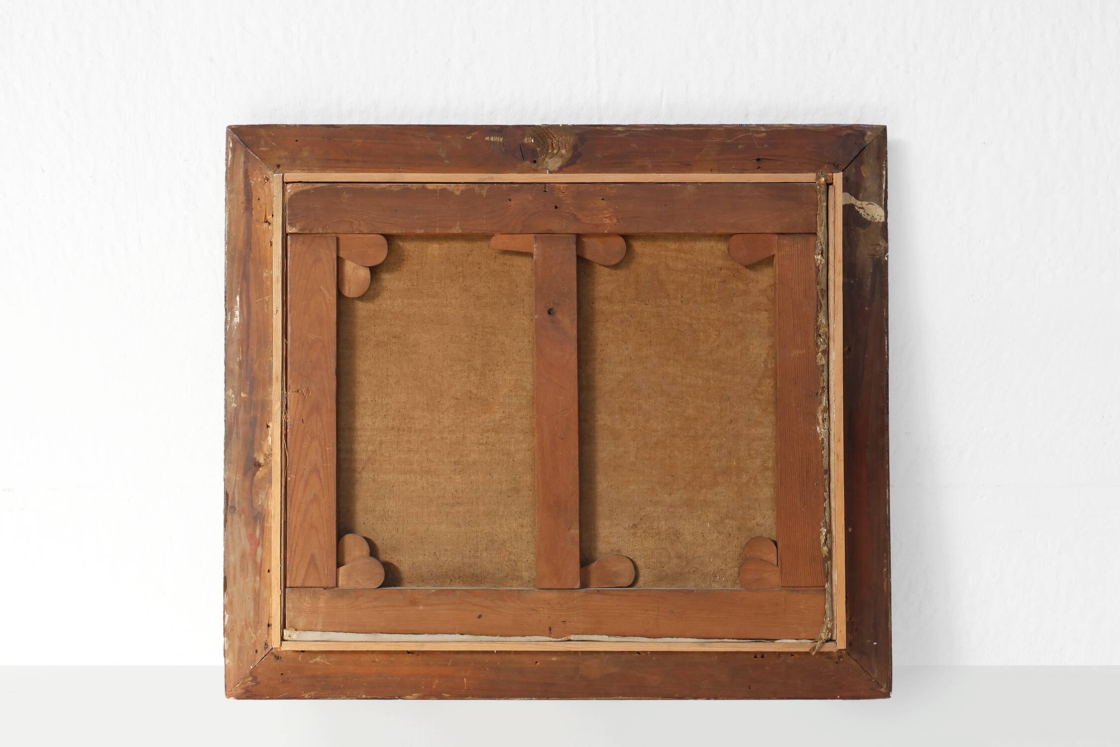 19th Century Baroque Flemish oil painting in antique wooden frame