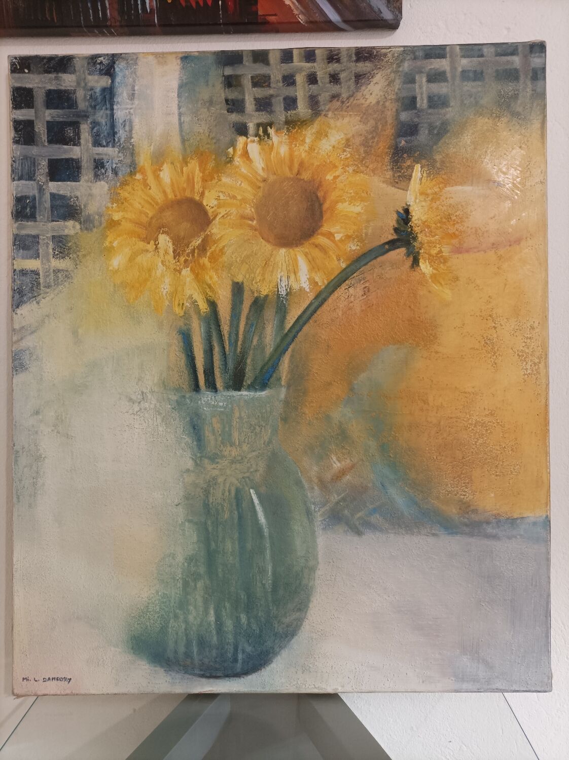 Sunflower bouquet painting by Michèle Danfossy
