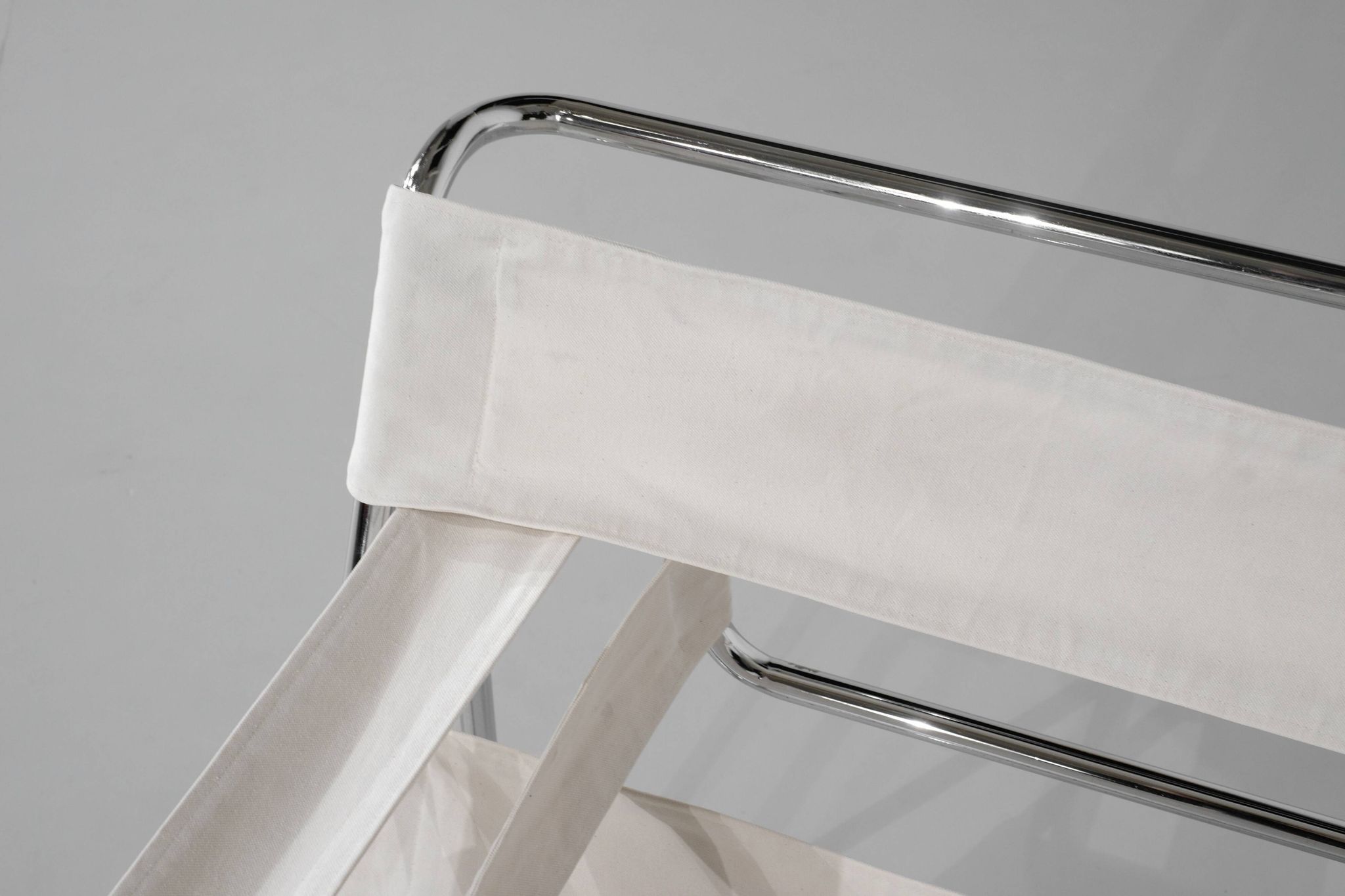 "B3 Wassily" armchair in fabric by Marcel Breuer for Bononia, Italy