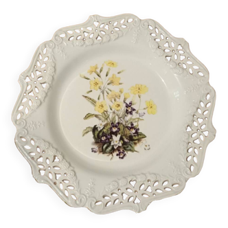 Assiette numérotée primroses