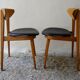 Pair of Fontania chairs, edited by Baumann, 60s