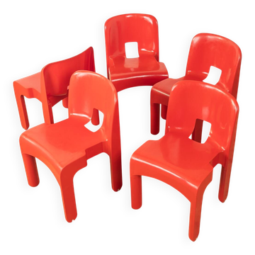 4867 chair set, Joe Colombo for Kartell