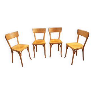Set of 4 Baumann bistro chairs