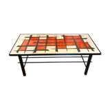 Table basse 1960 Vallauris signée MJR