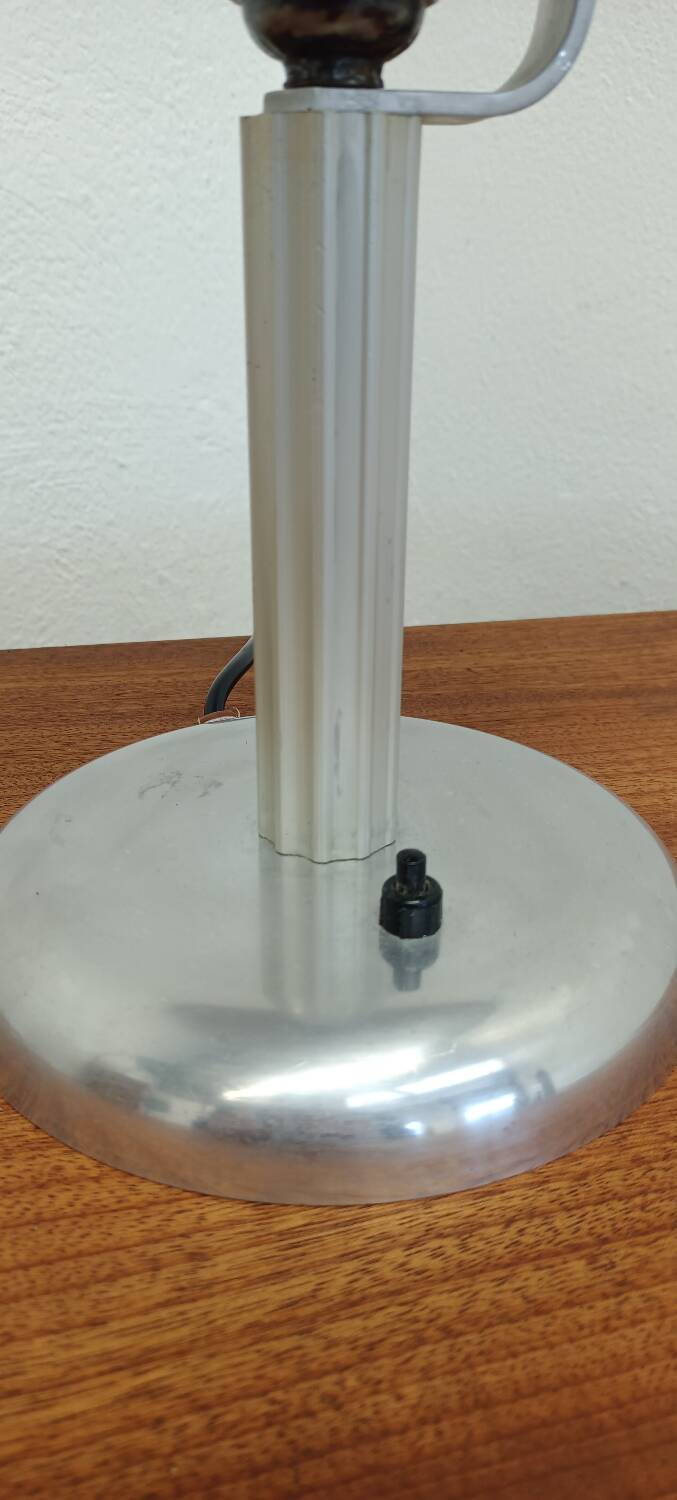 Art Deco saucer lamp