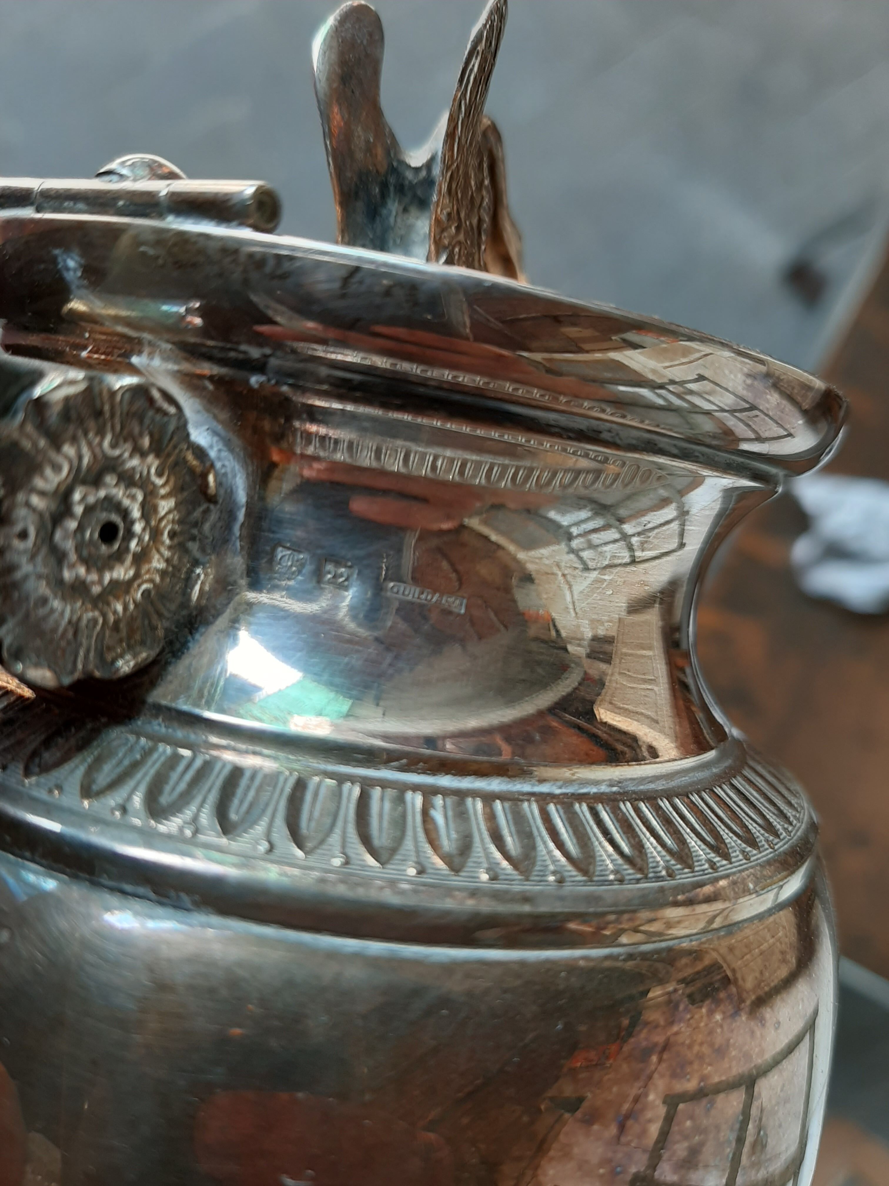 Silver Guildart metal coffee tea service