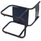 Old metal blue children's chair