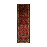 Tapis traditionnel persan vintage Long tapis en laine tissée à la main 110x350cm