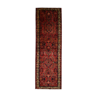 Tapis traditionnel persan vintage Long tapis en laine tissée à la main 110x350cm
