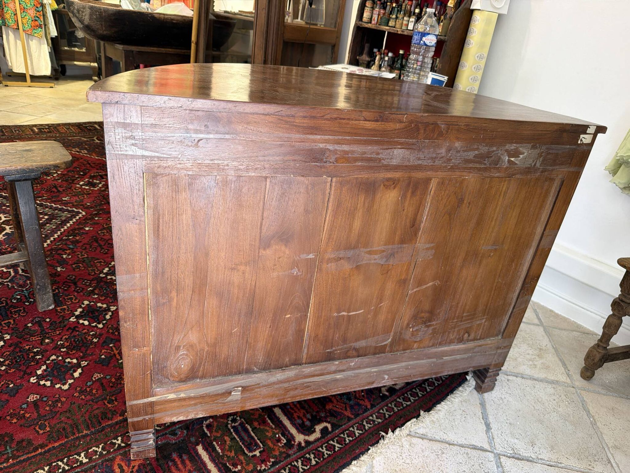 Art Deco work cabinet with 12 drawers in solid wood