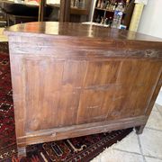 Art Deco work cabinet with 12 drawers in solid wood