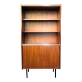 Meuble bibliothèque vintage en bois au design scandinave