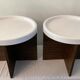 Duo of vintage coffee tables from the 70s-80s