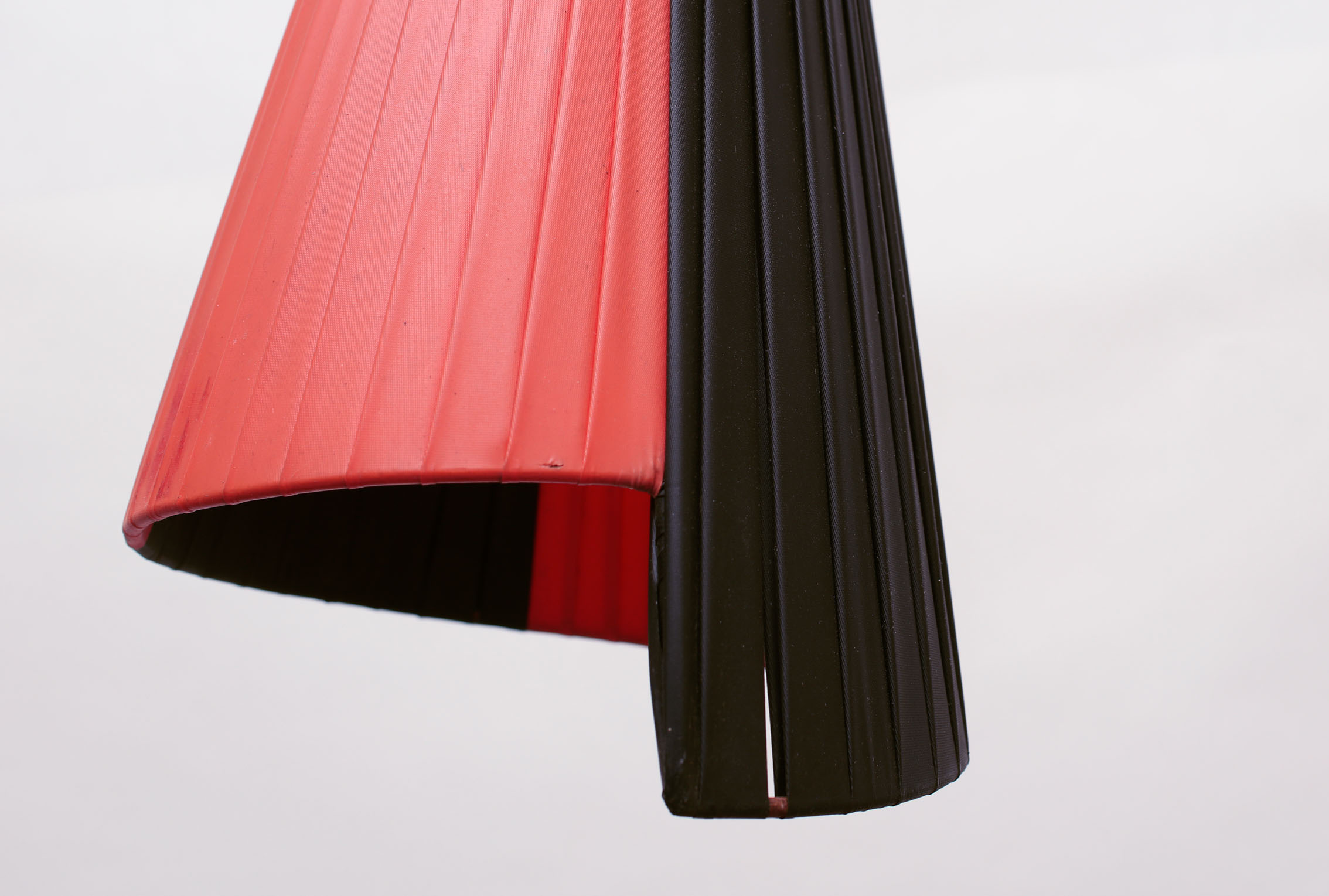 1950s French floor lamp in scoubidou