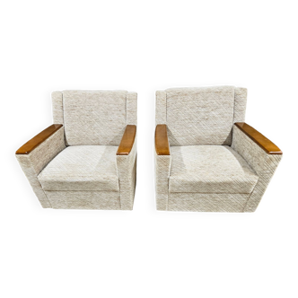 Pair of vintage armchairs