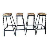 4 brutalist stools from 1950