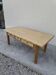 Table basse de ferme rustique en chêne massif Aérogommer - 1m18.5