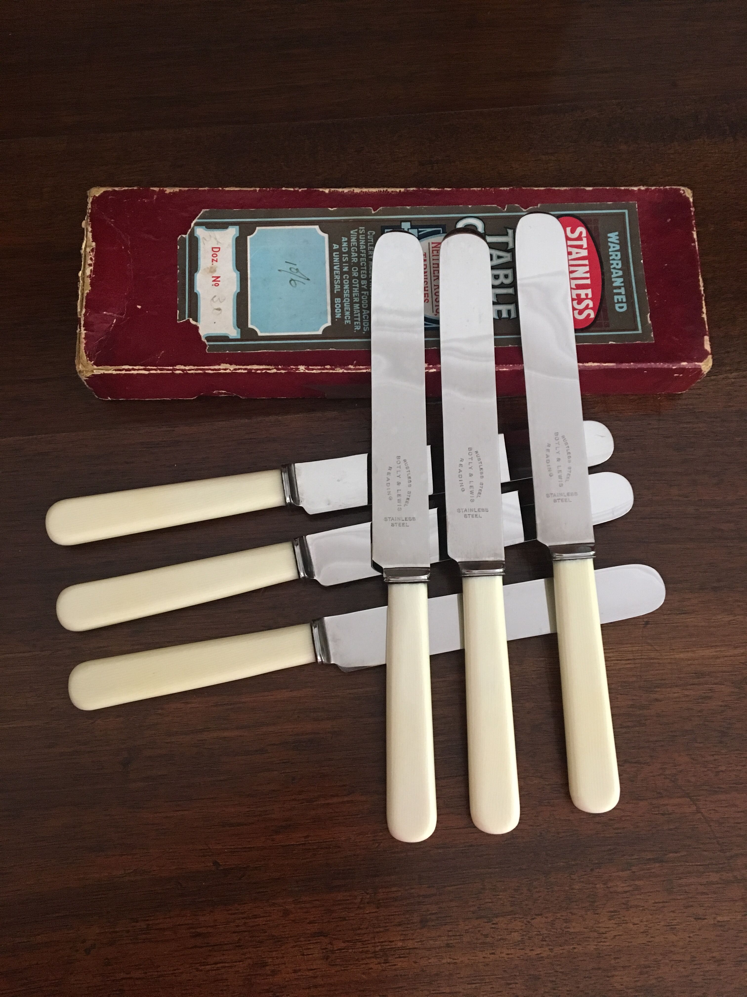 English table knives Sheffield