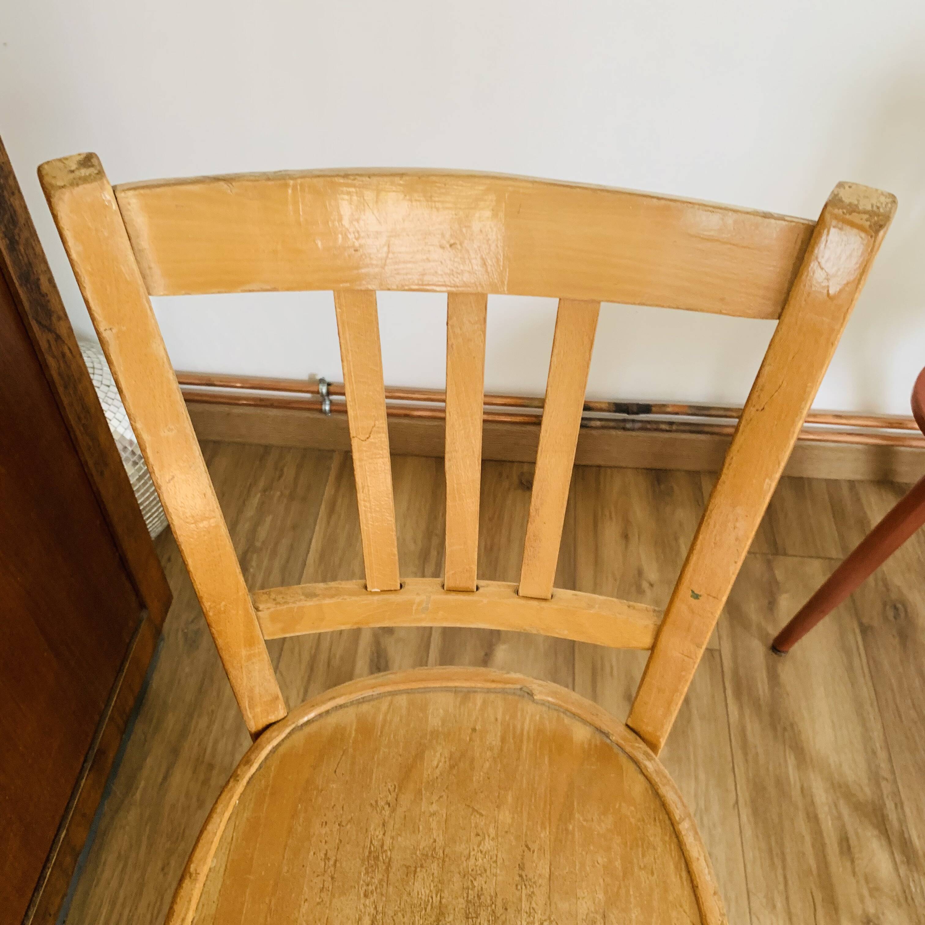 Set of 4 mismatched chairs