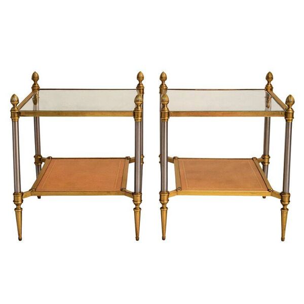 Paire de bouts de canapé attribués à la Maison Jansen, vers 1950–1960