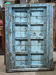 Porte ancienne en bois avec cadre