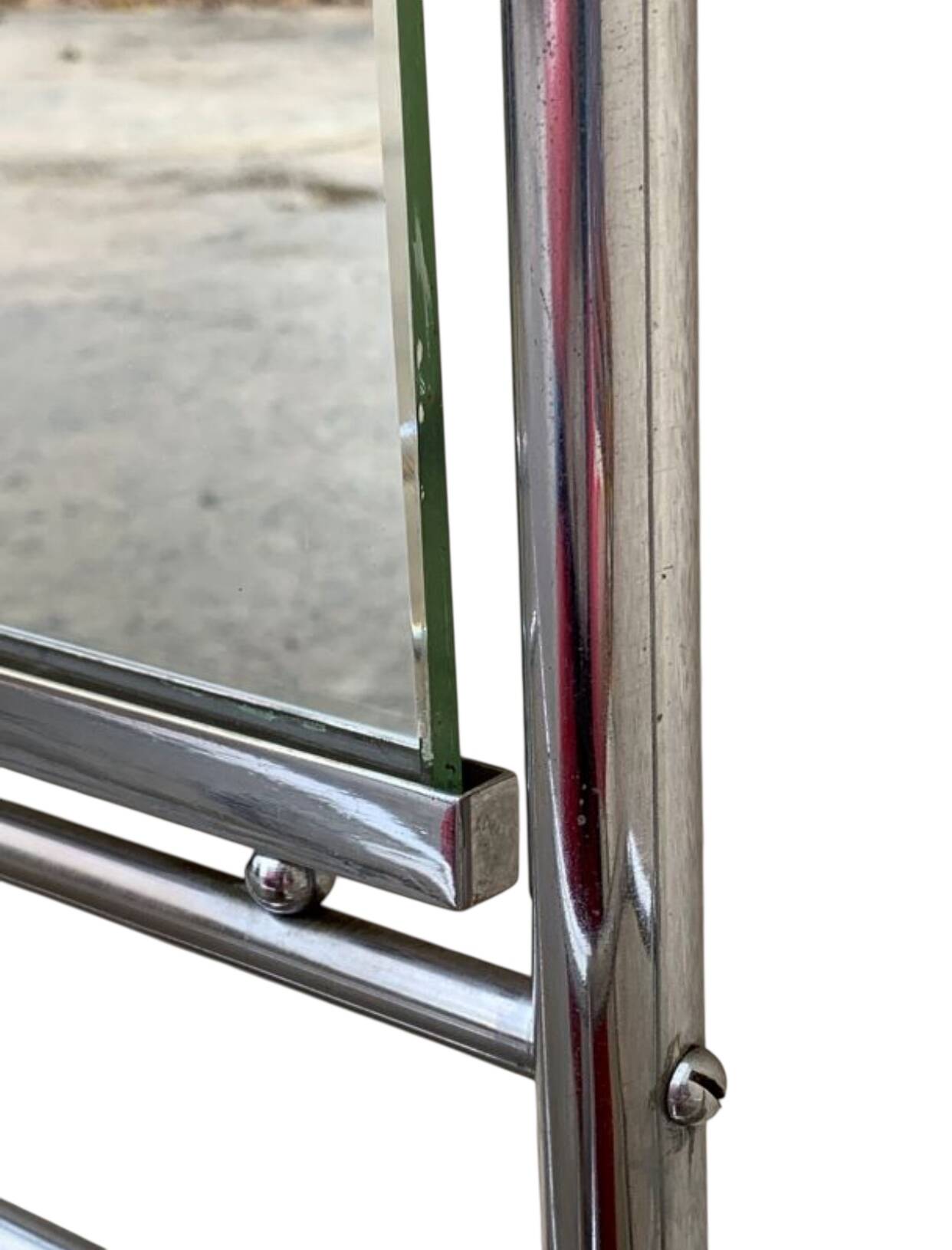 Chrome-plated aluminum entrance locker, 1950s