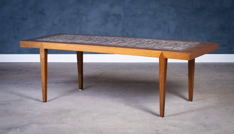 Rectangular coffee table in rosewood, 1960