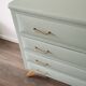 Vintage chest of drawers compass feet