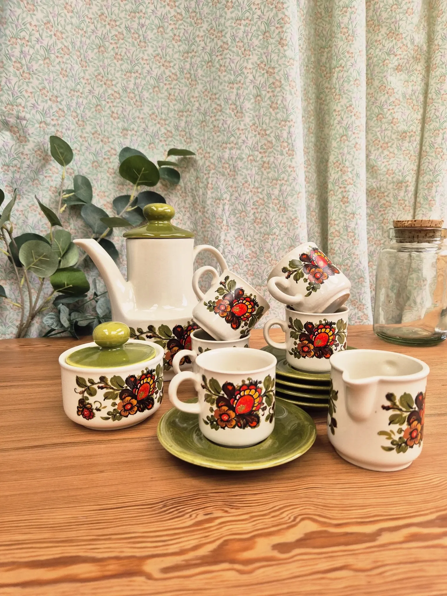 Service complet café vintage