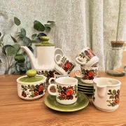 Service complet café vintage