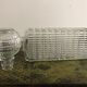 Whiskey decanter, cut glass