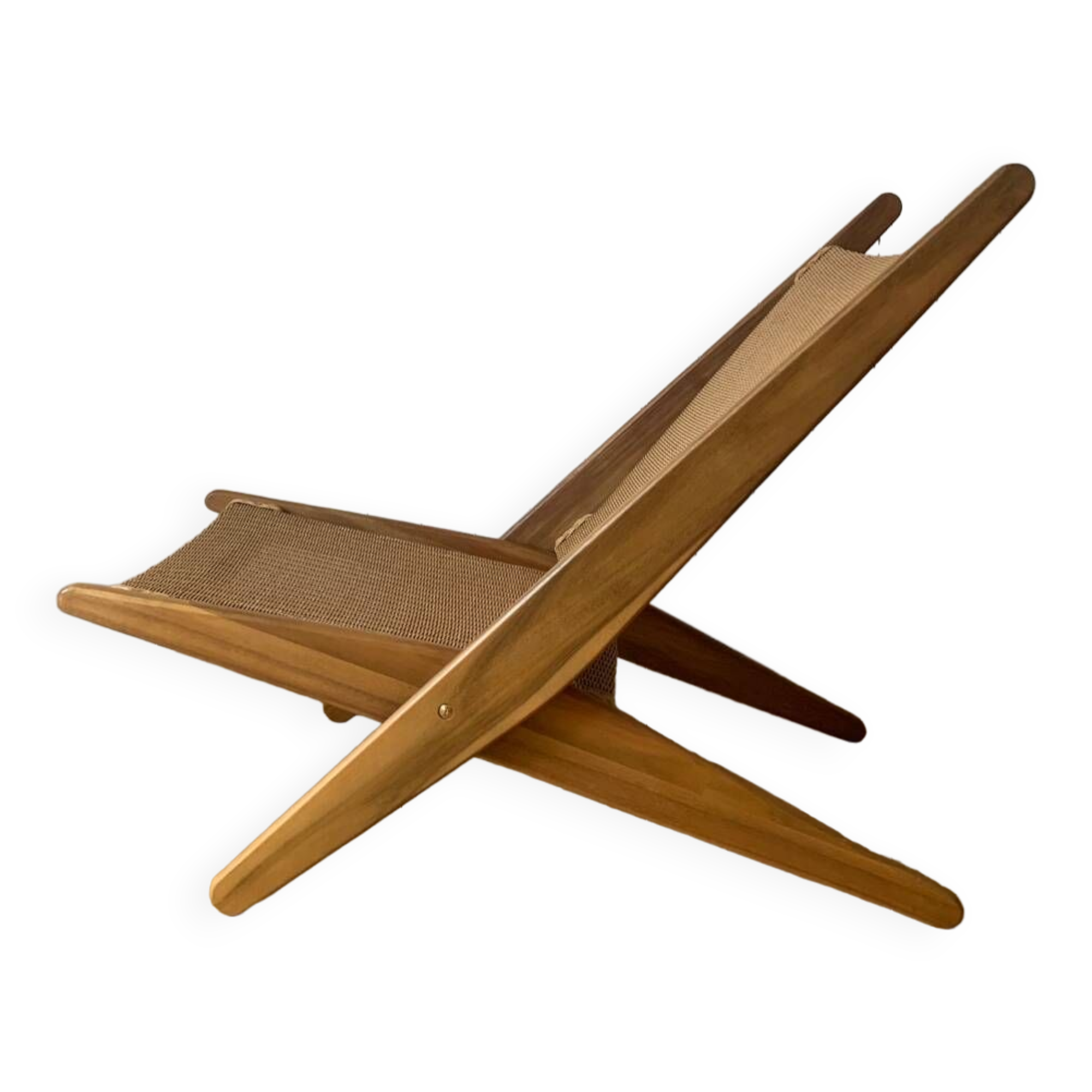 Foldable Scandinavian style deck chair