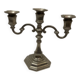 3 light candle holder 1970