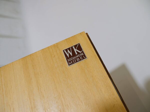 Étagère murale design en teck WK, meubles années 50-60