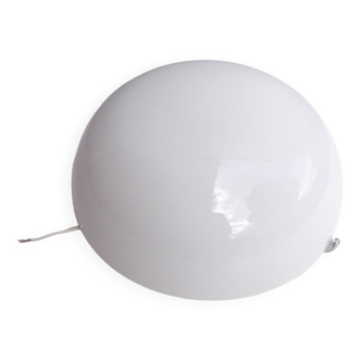 Vintage ceiling light / wall light - White opaline globe - 60s-70s