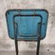 Painted metal folding table