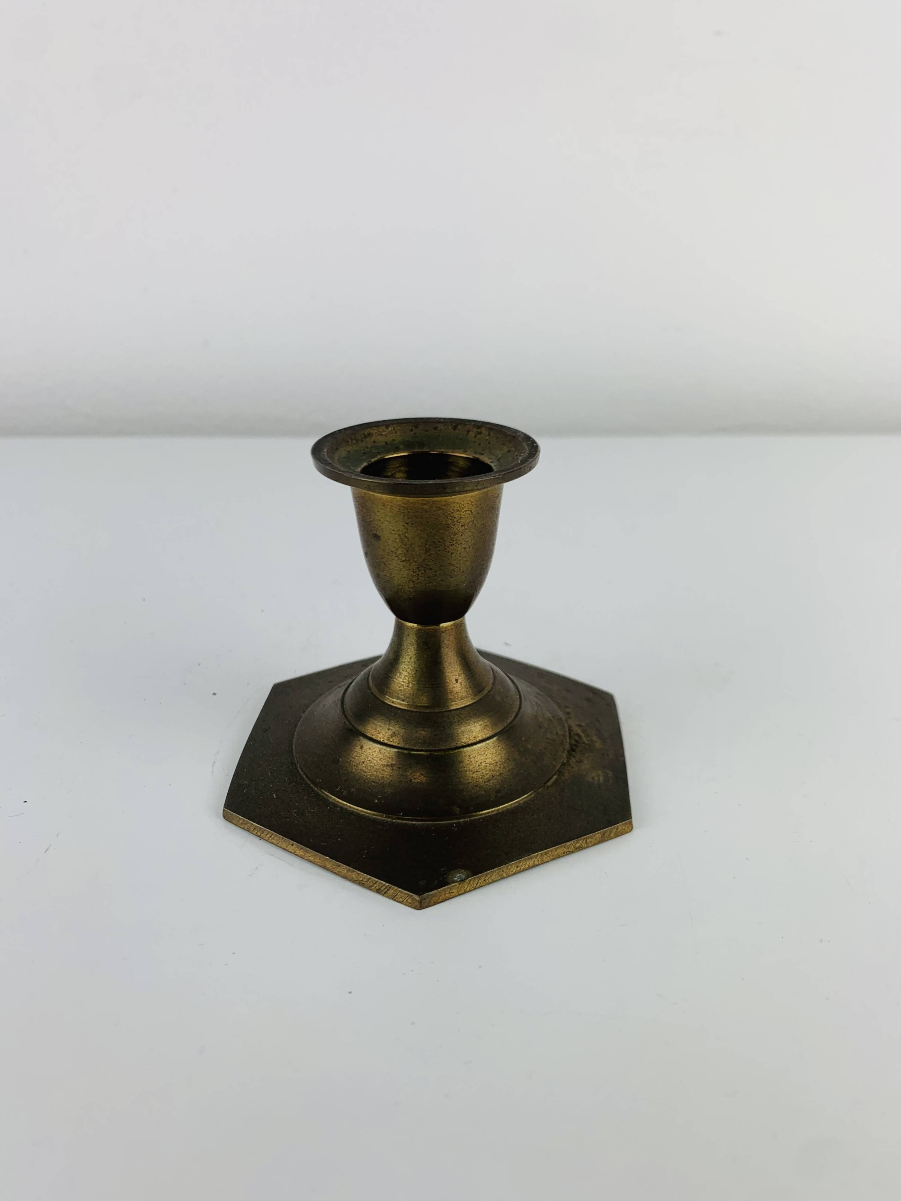 Vintage brass candlestick
