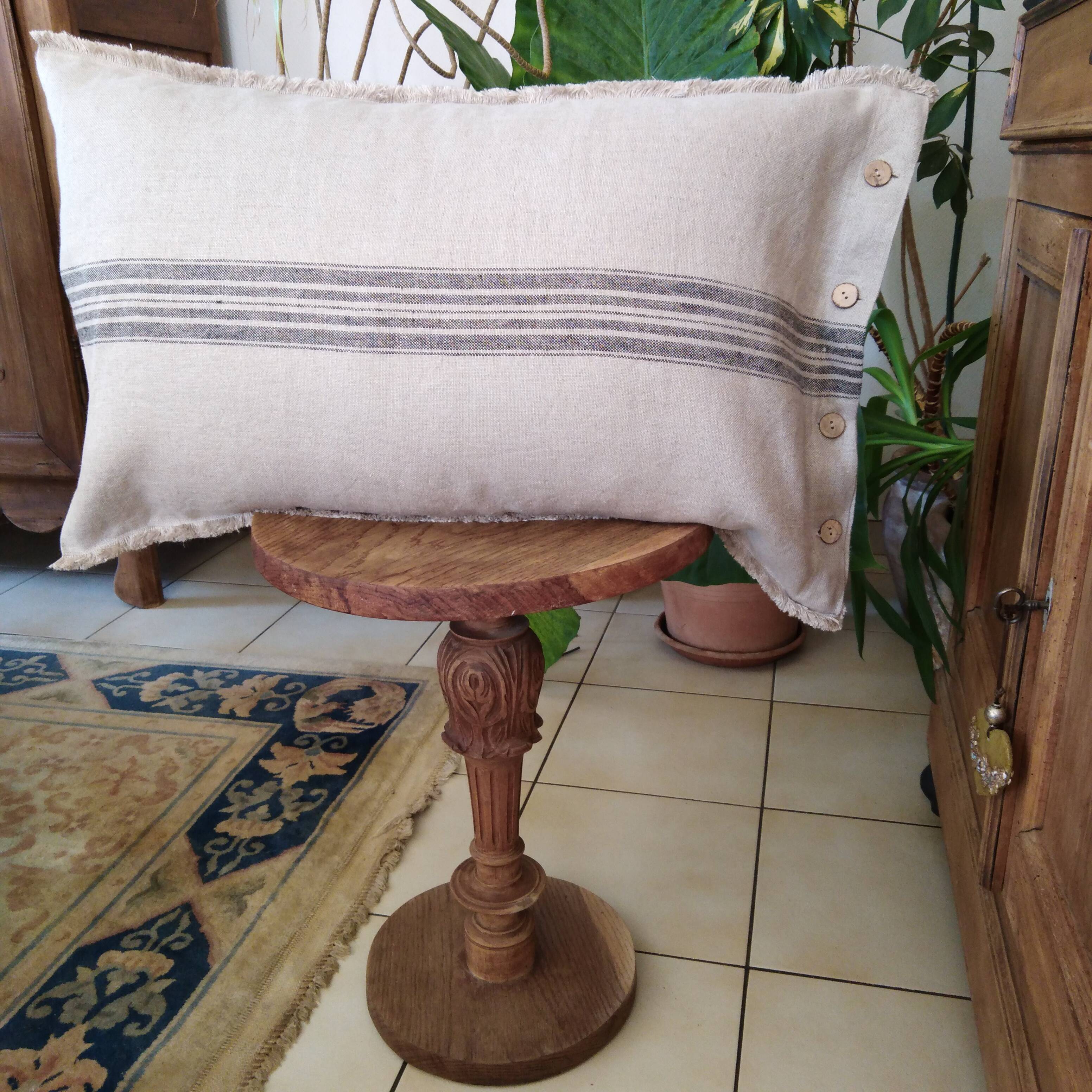 100% European linen pillowcase/cushion