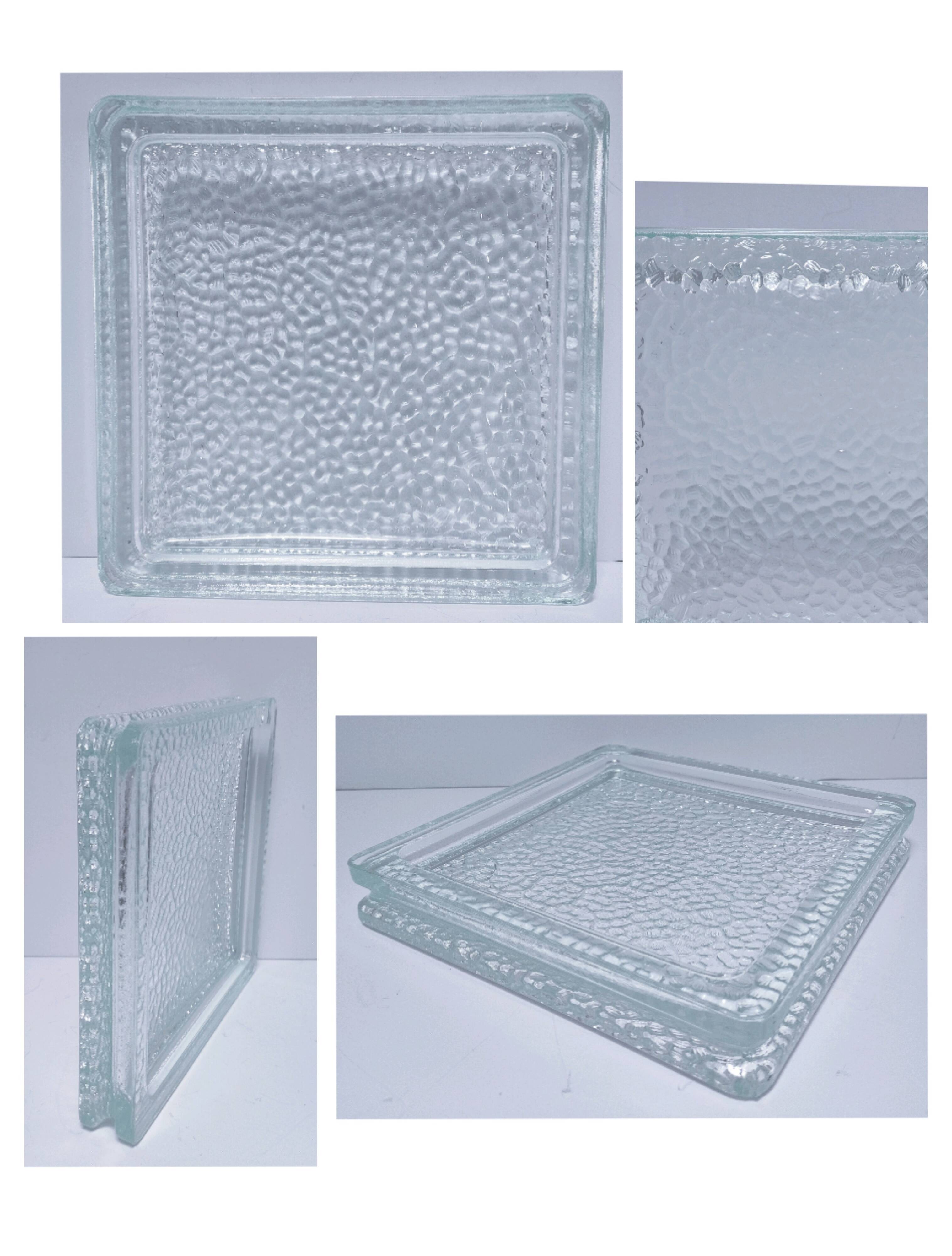 glass design pocket tray 1970s