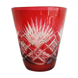 vase en cristal taillé