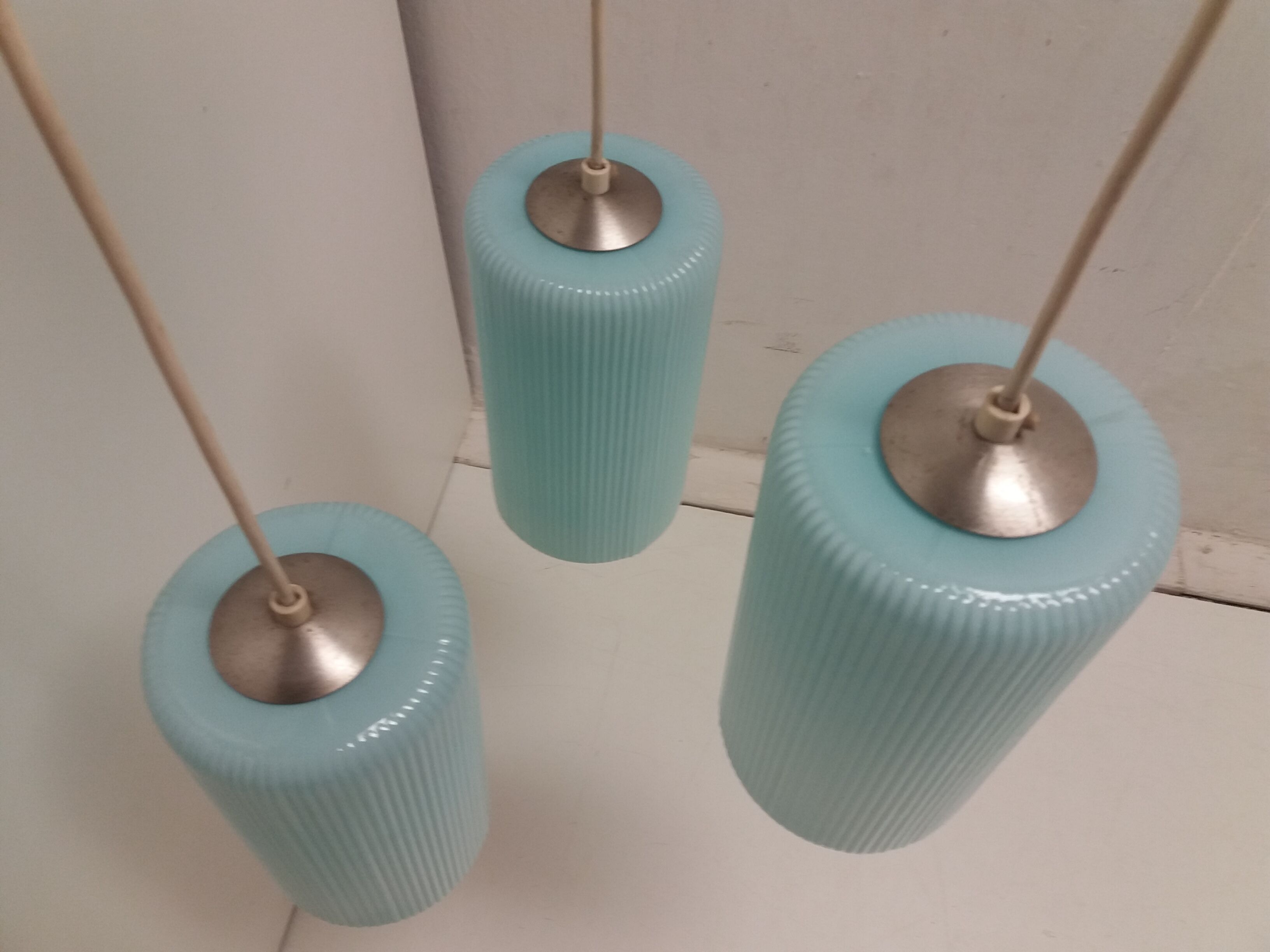 Mid-century design chandelier, Drupol, 1960's.