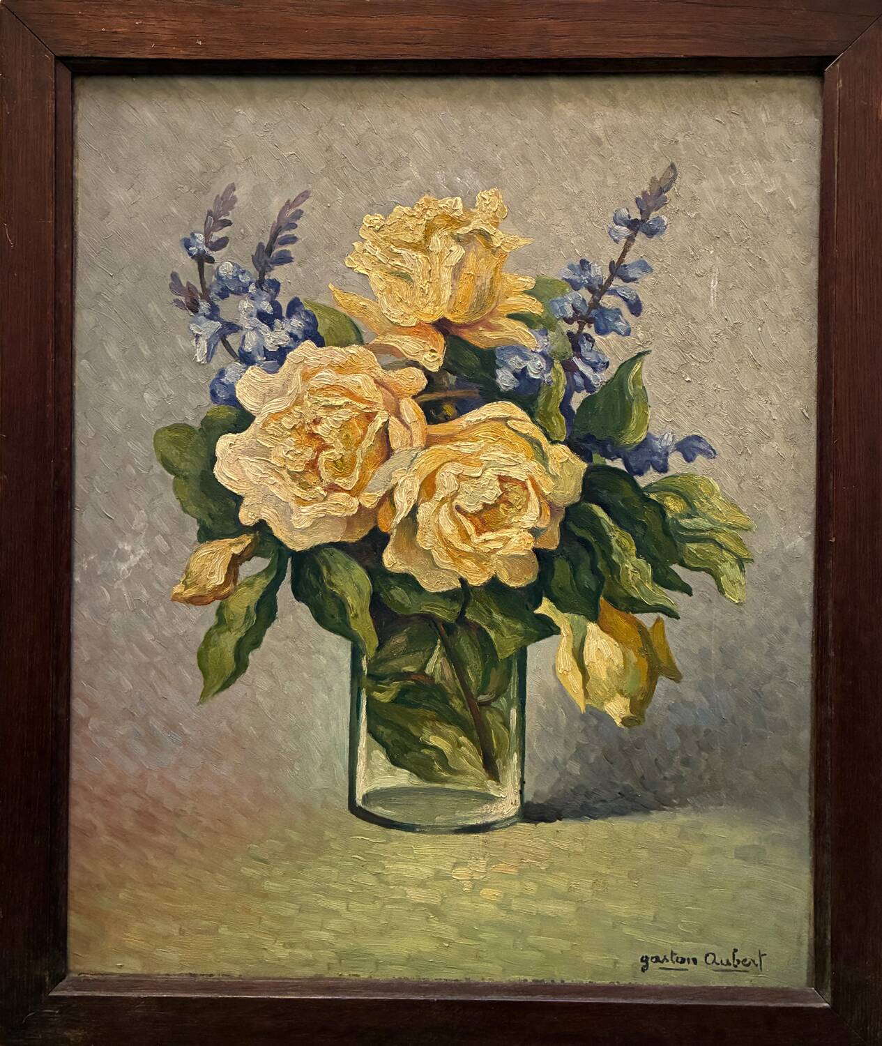 Still life, Gaston Aubert, 20th century