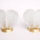 Set of 2 Murano glass table lamps, Italy, 1980s
