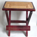 Tabouret Pliable en cannage