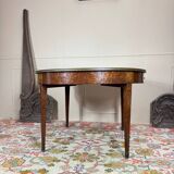 Louis XVI Style Speckled Mahogany Gueridon Table, 19th Century