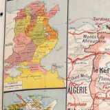 Old School Map West Africa / Tunisia
