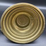 Hand candle holder, cellar rat, brass, gilded, gold, handle, 1950s, decoration, chic, decor, room