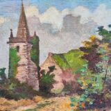 Peinture à l'huile d'Édouard Jules Eveno